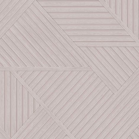 Geometric Wood Effect Pink Wallpaper Panel Design Modern Feature Wall (1/4)