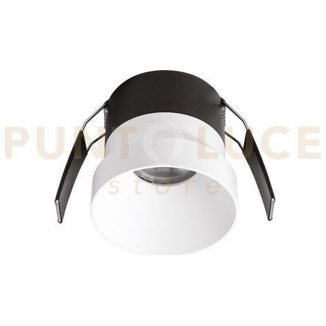 GFA1700 FARETTO DA INCASSO IN ALLUMINIO LED 3000K 726LM 12W D.6,2CM BIANCO OPACO