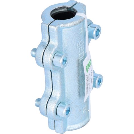 Abrazadera de reparación Gebo DS de 3/4" de largo para tubos de acero