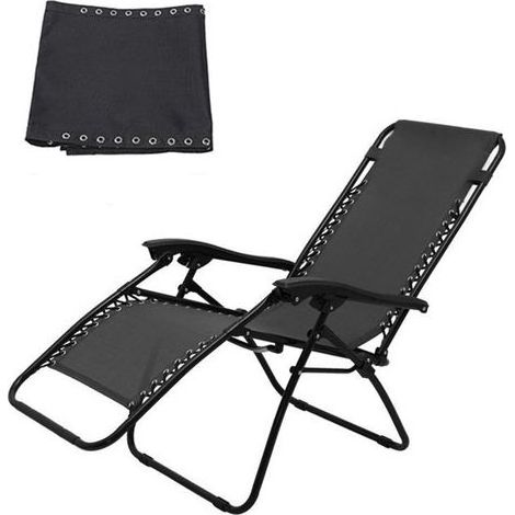 Ersatzbezug für Relaxsessel 160 x 43 cm – Atmungsaktiver, UV-beständiger Stoff – Kompatibel mit Standard-Relaxsesseln