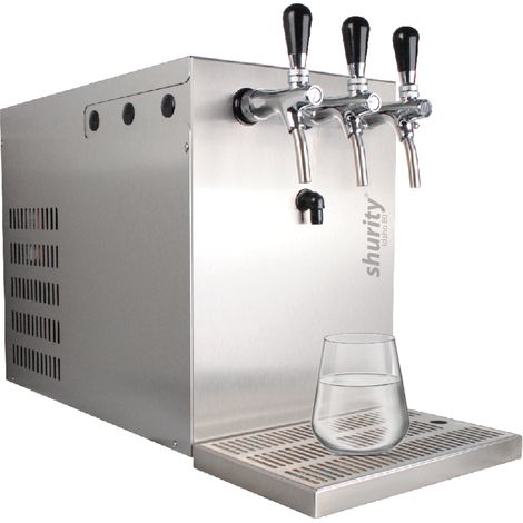 Refrigeratore acqua con Filtrazione 80Lt/h. Soprabanco Shurity Idaho - 3 vie, Liscia, Gassata e Fredda (1/3)