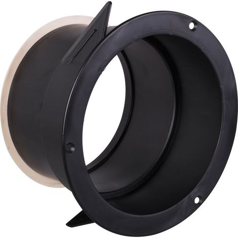 Anjos Ventilation – Manchon VMC 125mm spécial plaque de plâtre – Raccord plastique 3 griffes – Pour bouches VMC – Vendu à l'unité