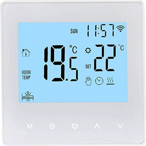 TUYA Smart Temperature Controller App Breclement White 3A GEBÄUDE-SKILL WIFI-STEUERUNG BAU (1/5)