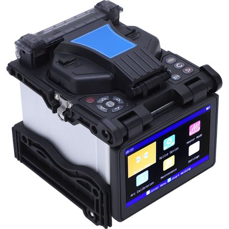 Glasfaser-Spleißgerät mit 6 Motoren, LCD-Display, 100–240 V, EU-Stecker (1/5)