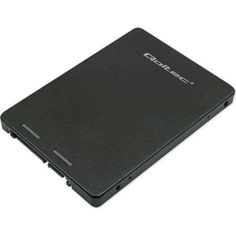 Adattatore Qoltec in alluminio per SSD M.2  SATA NGFF a SATA III  2TB  Supervelocità 6Gb/s  Nero (1/5)