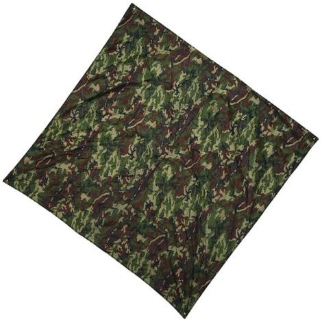 BUNTHAUS Tapis de pluie portable, léger et camouflage pour extérieur (22m) (1/5)