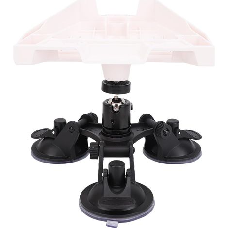 Mini Support à Ventouse pour Toits Ouvrants de Voiture et Kit de Montage de Plat Robuste pour Camping-cars, Yachts, SUV, Plus Encore
