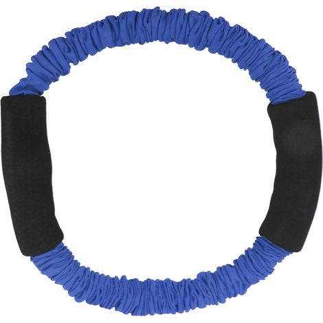 Corde élastique fitness 25lbs bleue - Renforcement musculaire et entraînement des bras (1/5)