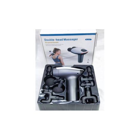 Pistolet de massage sans fil lcd set puissant de 8 embouts pour le dos