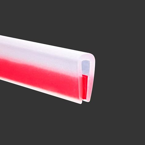 Profilé de protection en caoutchouc transparent pour portières de voiture, autocollant transparent pour pièces en tôle, 1,5 mm, profilé en U pour bords tranchants (1/5)