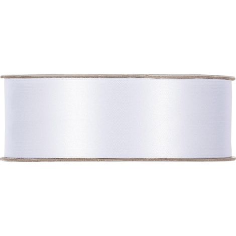 Piovaccari Nastro Raso 25 Mm 50 Mt Colore Bianco