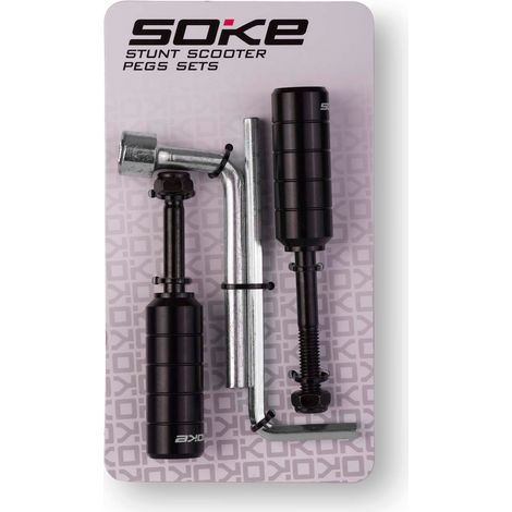 Clavijas scooter negras, 2 uds. P1 + llaves (1/3)