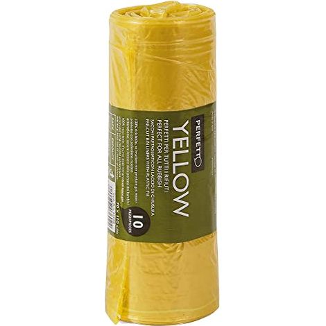 Perfetto 0360B sac poubelle Jaune 10 pièce(s) (1/3)