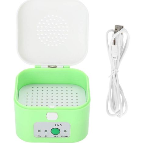 Étui de rangement pour déshumidificateur, sèche-linge et stérilisateur, boîte de séchage USB pour appareils auditifs (1/5)