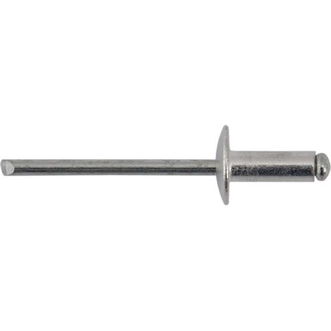 Rivetto A Strappo In Alluminio 4,8 X 16 -   Testa 14 Cf. 25 Pz