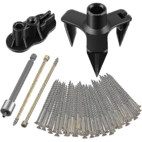 Kit de réparation de plancher, élimine les grincements, convient à la plupart des tapis et planchers de bois franc, U (1/5)