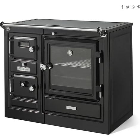 COCINA CALEFACTORA HERGOM MODELO SAJA 8/100 CC SE CLÁSICA PULIDA (1/4)
