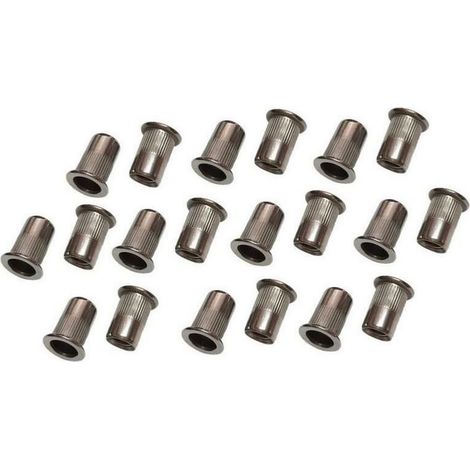 50 inserts filetes de 3 a 8 mm - acier inox a2