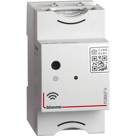 Modulo Gateway DIN smart per installazioni connesse BTicino FC80GTN