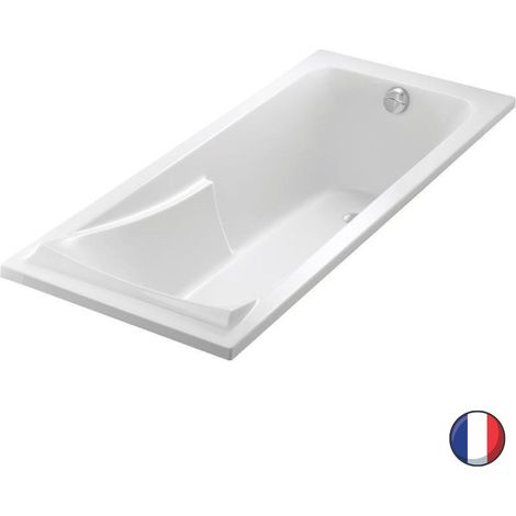 JACOB DELAFON Baignoire droite 180 X 80 Corvette acrylique