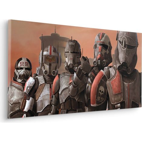 Komar Canvasbild Star Wars Bad Batch Squad - 40 x 90 cm - Bild auf Keilrahmen (1/2)