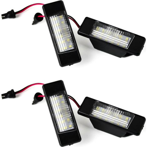 éclairages de plaque d'immatriculation pour coffre de voiture compatibles avec Nissan Pathfinder R51 Versa Nismo et Infiniti Q50 (1/5)