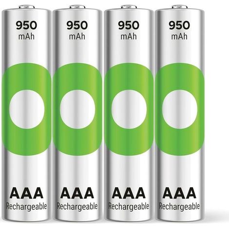 GP ReCyko Batteria ricaricabile Ministilo (AAA) NiMH 950 mAh 1.2 V 4 pz.