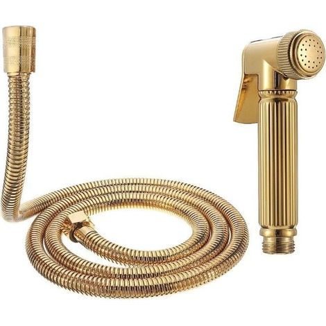 Toilette Douchette Bidet Portable Murale Spray/Tête de Pulvérisation/Douchette à Main Or (1/4)