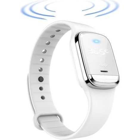 Bracelets Anti-Moustiques, Affichage de la Température du Corps et Répulsif Anti-Moustiques Rechargeable par USB, étanche, Montre à Ultrasons pour Adultes et Enfants, Intérieur et Extérieur (1/5)