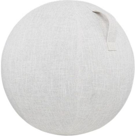 Housse de protection pour ballon de yoga en coton et lin, 65 cm, accessoire de protection pour ballon de sport, beige (1/5)