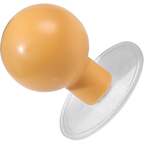 Soavoa Releveur Abattant WC Salle de Bain Poignée Levier Mural Sans Contact Hygiénique ABS Durable Pratique Lot de 1 (1/4)