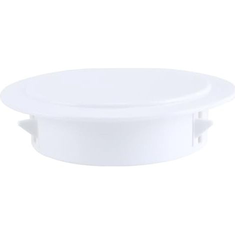 Bouchon décoratif pour Trou de climatisation, diamètre extérieur de 120 mm, Embout de Tuyau pour Protection de Tuyau, Insert de Verrouillage Circulaire en Plastique Blanc (1/5)