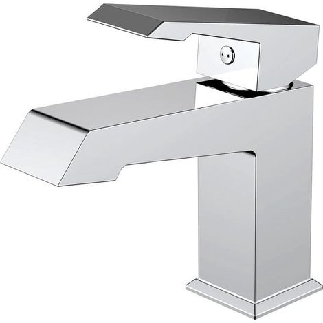 Robinet de lavabo Campania chromé – Hauteur 16 cm – Design classique (1/5)