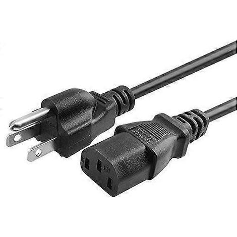 Câble d'alimentation secteur de 1,8 m (6 pi) à 3 broches pour synthétiseur clavier Fantom FA76 (pièce de rechange) (1/3)