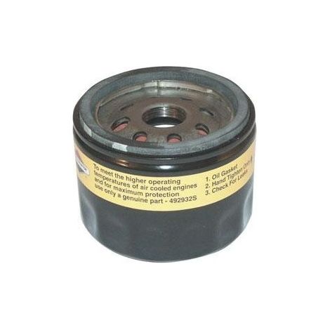 Briggs & Stratton – Filtre à huile pour moteur thermique – Compatible Briggs et Stratton 13-18 cv – Ø extérieur 74mm – 492932S (1/2)