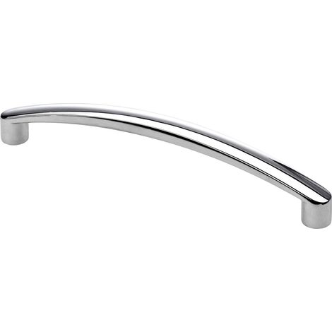 Hettich Möbelgriff Zinkdruckguss silber 11,0 x 138,5 x 23,5 mm - 1 Stück Möbelgriff