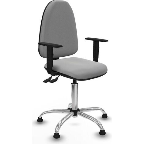 Piqueras y Crespo Aýna silla de escritorio gris claro regulable (1/3)