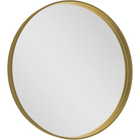 Sapho Notion - Spiegel im Rahmen, Durchmesser 60 cm, Gold matt NT600G (1/5)