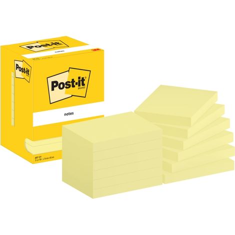 Las notas Post-itÂ® de color Canary Yellow son la soluciÃ³n ideal para mantenerte organizado y comunicarte de manera efectiva en tu dÃ­a a dÃ­a. DiseÃ