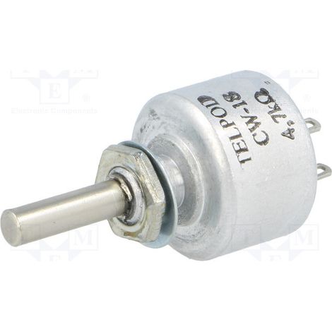 Potentiomètre 4k7 1w Axe linéaire de 4mm de diamètre Cw-18-4k7-p4