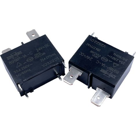 Relais normalement ouvert Matsukawa 891WP-1A-C 24VDC 25A 4 broches, neuf, original, haute puissance.