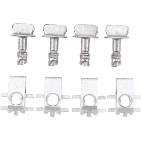 Befestigungssatz für die Motorabdeckung, 4-teilig, mit Laschenschrauben und Zinkmuttern – Schraubenlänge 1,9 cm (BB5Z-00817-A/W716006-S439) für Explorer/Flex/Taurus/MKS/MKX/MKT (1/5)