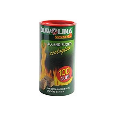 Diavolina Accendifuoco Ecologico 100pz, Accensione Istantanea (1/3)