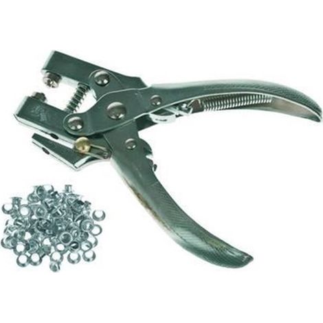 PINZA OCCHIELLATRICE PROFESSIONALE CON OCCHIELLI - mm.170 - DF 513876
