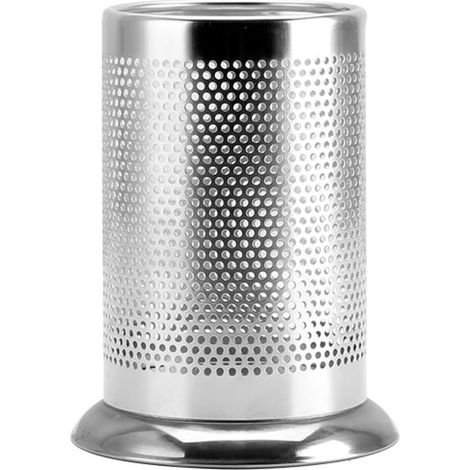 Ustensiles de cuisine acier inoxydable baguettes porte perforée cuisson coutellerie vaisselle cage organisateur Caddy- (1/5)