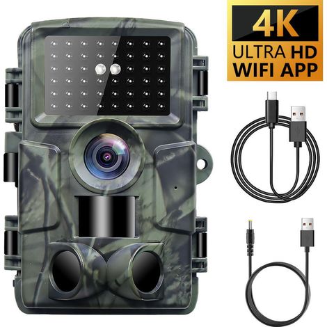 Caméra de chasse extérieure PR4000WIFI, caméra de surveillance de jardin, caméra antivol