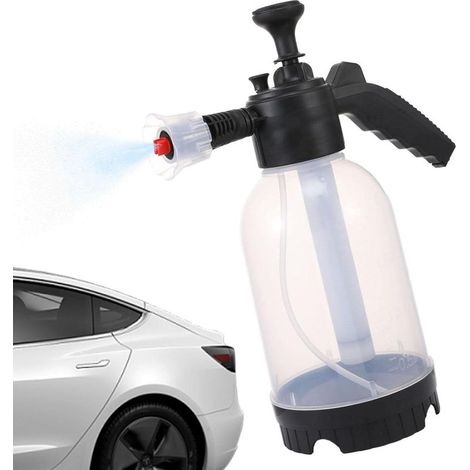 Pulverizador portátil de presión de 2 litros para césped: herramienta de pulverización de espuma abundante para el hogar, el césped, el jardín y el cuidado del automóvil. (1/5)