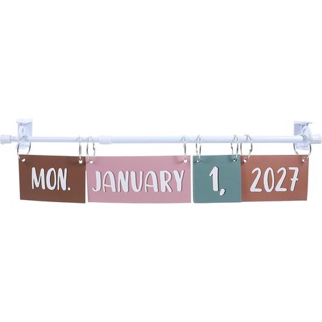 Calendrier STOBOK 2029 en papier autocollant, assemblage facile (1/5)