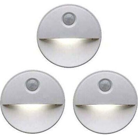 Veilleuse LED dtecteur de mouvement Teinte induisant le sommeil grce aux ampoules LED Fonctionnement sans fil Parfait pour les armoires de salle de bain, les escaliers et plus (1/4)