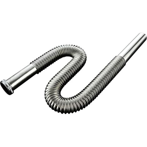 Tuyau Flexible De Drainage pour Évier De Cuisine Tuyau Dévacuation en Acier Inoxydable 1.2m avec Fonction Douverture Et De Fermeture Rapides (1/5)